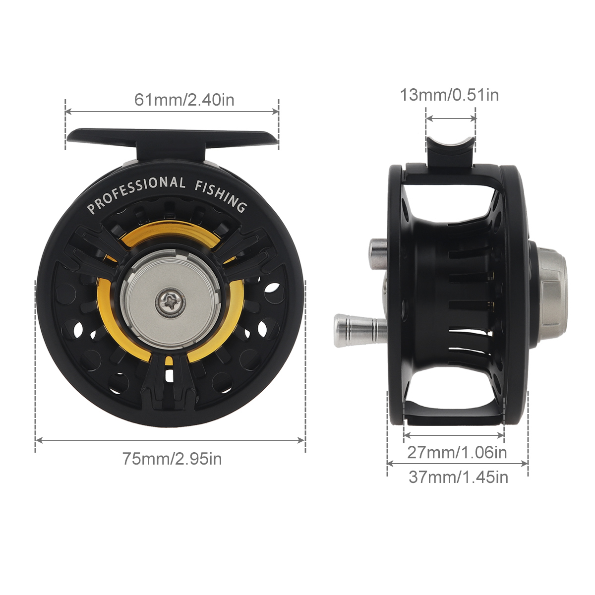 3BB الكرة تحمل كامل المعادن يط - مراجعة Ice Fishing Reel وسعره